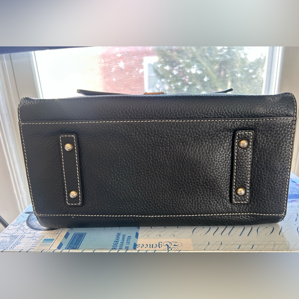 Dooney & Bourke Black Leather Bag - Picture 5 of 8